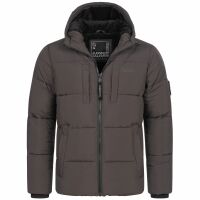 Alessandro Salvarini Herren Winter Steppjacke O-422 Dunkelgrau Größe XXXL - Gr. 3XL