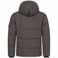 Alessandro Salvarini Herren Winter Steppjacke O-422 Dunkelgrau Größe L - Gr. L
