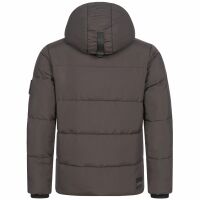 Alessandro Salvarini Herren Winter Steppjacke O-422 Dunkelgrau Größe M - Gr. M