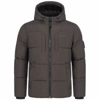 Alessandro Salvarini Herren Winter Steppjacke O-422 Dunkelgrau Größe S - Gr. S