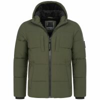Alessandro Salvarini Herren Winter Steppjacke O-422 Olive Größe M - Gr. M