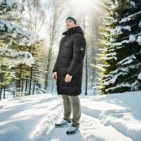 Alessandro Salvarini Herren Winter Parka gesteppt O425...