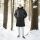 Alessandro Salvarini Herren Winter Parka gesteppt O425 Schwarz Größe L - Gr. L