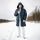 Alessandro Salvarini Herren Winter Parka gesteppt O425 Navy Größe M - Gr. M