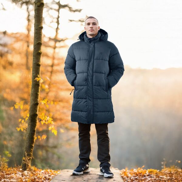 Alessandro Salvarini Herren Winter Parka gesteppt O425 Navy Größe XXL - Gr. 2XL