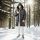 Alessandro Salvarini Herren Winter Parka gesteppt O425 Dunkelgrau Größe L - Gr. L