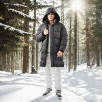 Alessandro Salvarini Herren Winter Parka gesteppt O425...