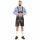 A. Salvarini Herren Trachten Lederhose AS451 Dunkelbraun-Gr. 52