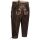 A. Salvarini Herren Trachten Lederhose Kniebundlederhose AS450 Dunkelbraun-Gr. 56