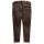 A. Salvarini Herren Trachten Lederhose Kniebundlederhose AS452 Dunkelbraun-Gr. 58